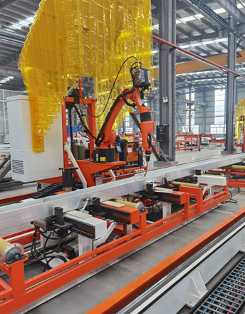 機器人焊接工作站——大梁焊接機器人